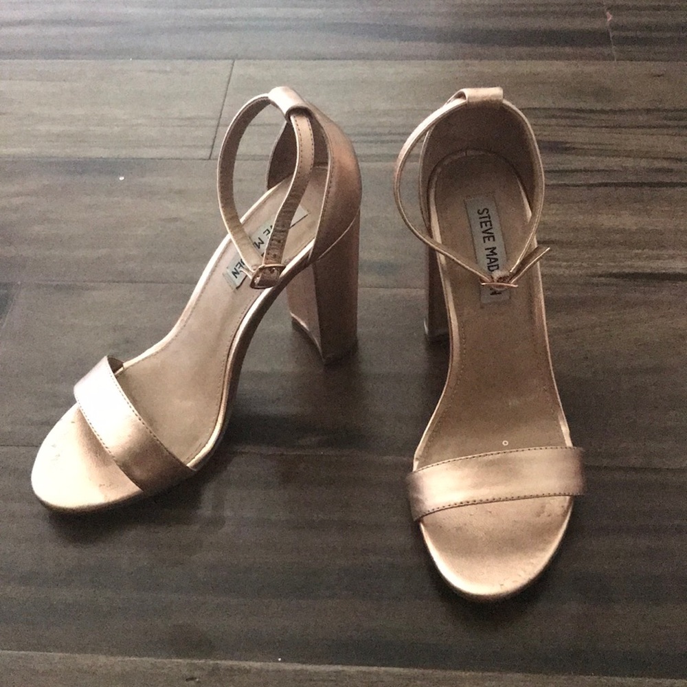 Steve Madden Carrson Rose Gold Heels